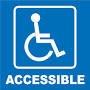 We are handicapped accessible - out treatment rooms are roomy enough to accommodate a wheelchair.