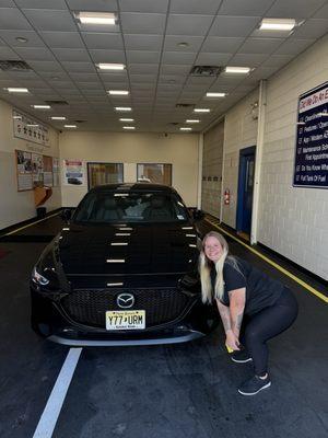 Rayna with my car that is now named after her :)