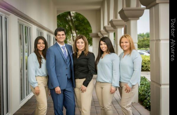 Dr. Alvarez and the staff of Natural Smile Dentistry!