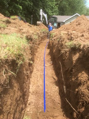 New water line