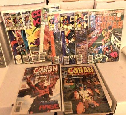 Conan comics.