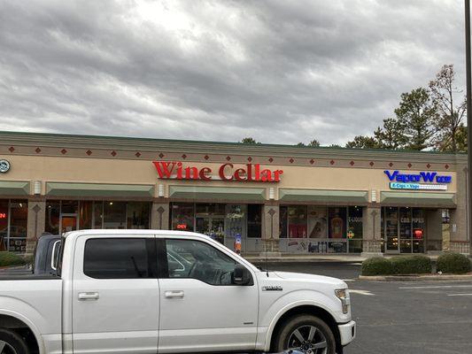 view of entrance to Wine Cellar