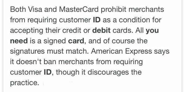 The rules of debit card purchases.