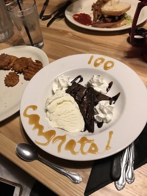 Wonderful celebratory desert!!! Thank you so much!!