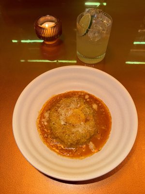 Chopped Cheese Raviolo