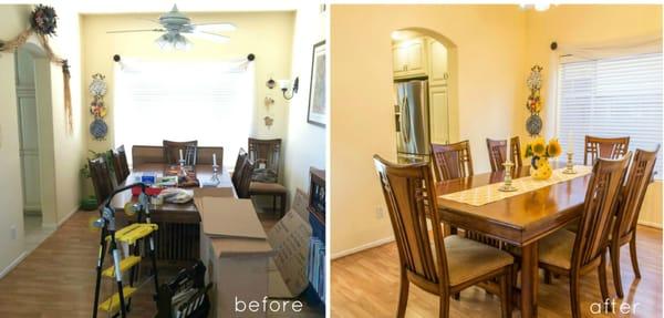 Before and After in Oceanside. Redesign is a powerful thing!