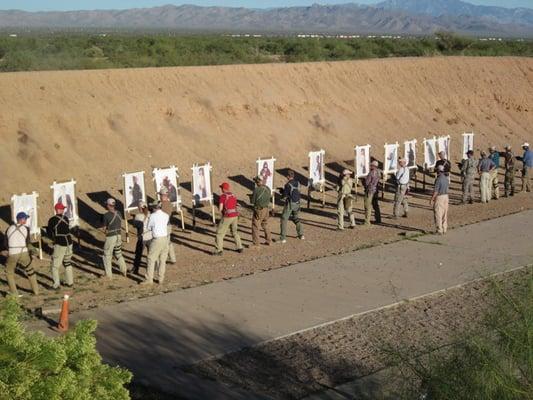 Large 5 day Firearms and Vehicular Tactics class for government agency deploying overseas.