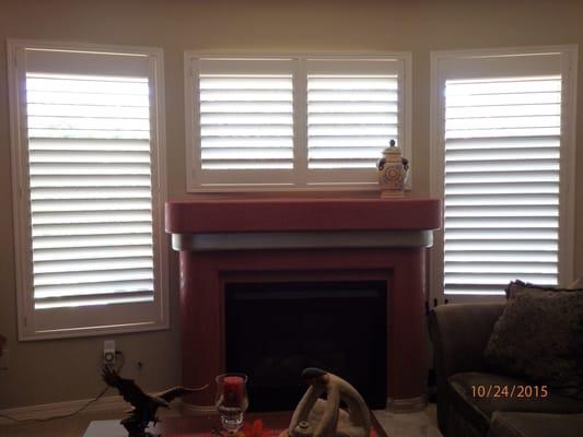 Norman Shutters installed by JC Blinds.