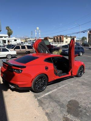 Lamborghini door hinges 2019 ZL1 Camaro