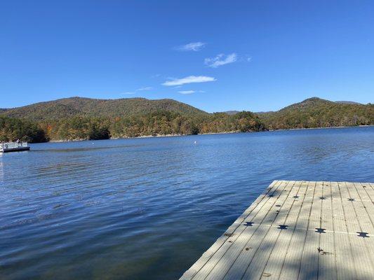 A view of the reservoir.