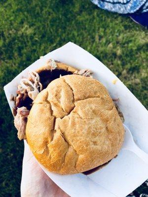 Pulled pork from Real Urban BBQ booth