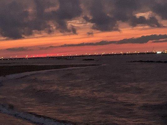 Sunset on Willoughby Spit!