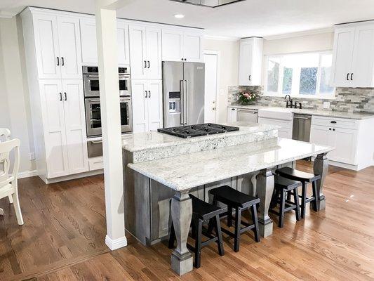 Congratulations to the family that allowed us to transform their kitchen space! We managed to complete this remodel - just in time for them