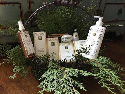 Eminence Organics.  The best Farm to Skin Product line!