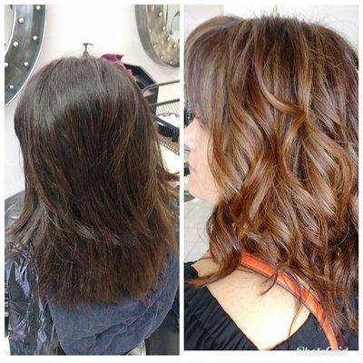 Removing color#Balayage