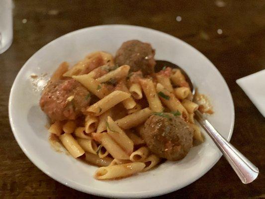 Pasta with Meatballs