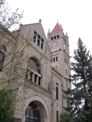 The Greene County Courthouse in downtown Xenia