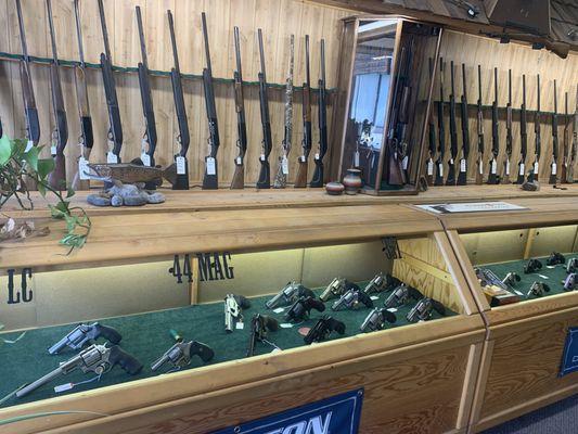 Gun Display at Old Town Gunslingers