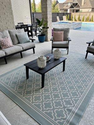 Outdoor living room set