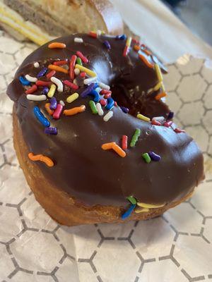 Sprinkle Chocolate Donut