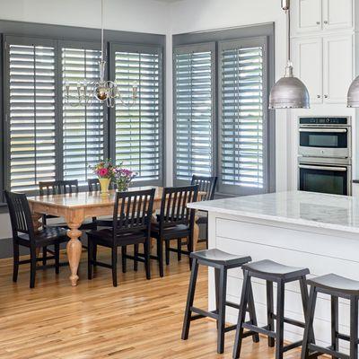 Custom Painted Plantation Shutters