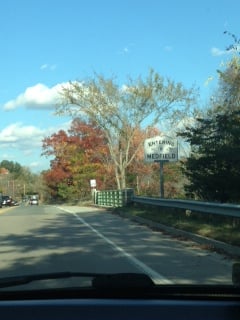 Town Of Medfield -- Entering Medfield Sign (RTE 109)