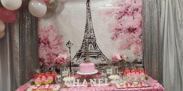 Chanel Theme Dessert Table