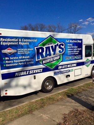 Ray's Mower Shop Mobile Truck