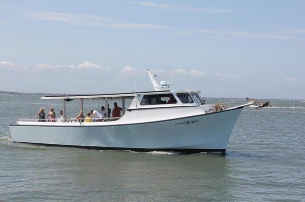 Bay Fishing on the Calico Jack Headboat in OCMD!