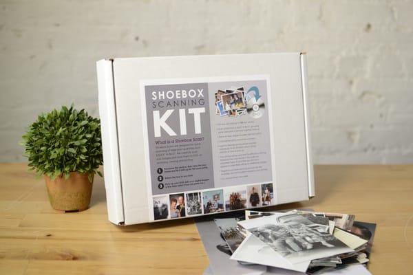 Give the gift of Memories - Shoebox scanning kit!