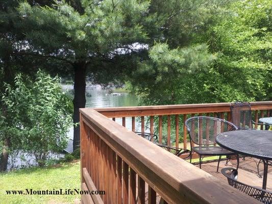 Lake Chatuge side deck and entrance!