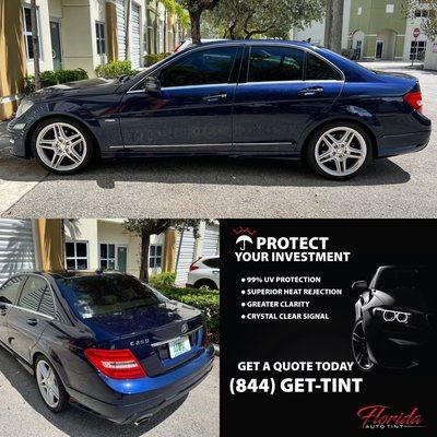 WINDOW TINTING IN MIAMI #XPEL #windowtint #car #miami #doral