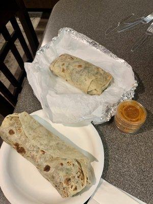 Carnitas & Chicharron Burritos