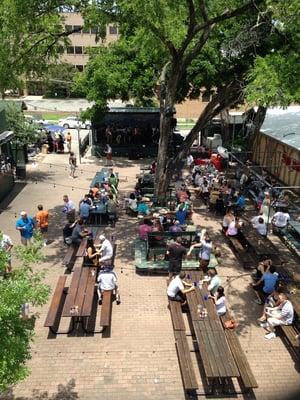 View from the Biergarten