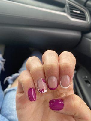 Nails that were done