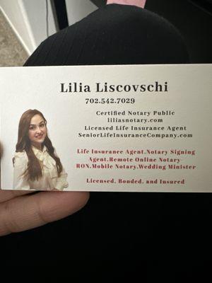 Lilia's Notary and Fingerprinting Services