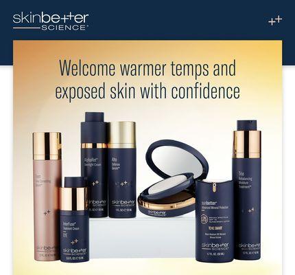 Some of the Skin Better products we have available in office