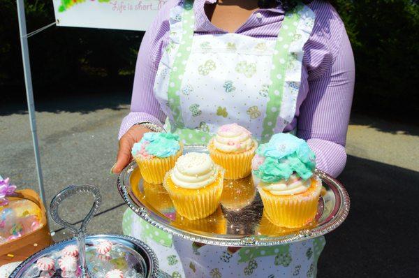 Cotton Candy Cupcakes