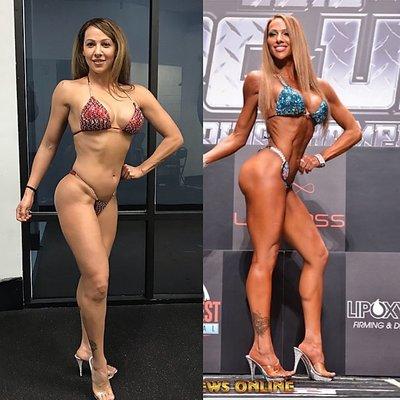 Terin lost 25 pounds and rocked the USA National Championships Bikini event!