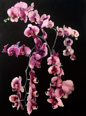 Tender Branch of Orchids Katya Vadim Greco Art