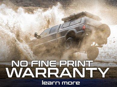 The BDS NO FINE PRINT WARRANTY is the best in the industry.