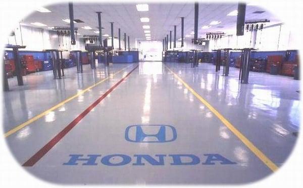 Factory trained Certified Technicians and a floor so clean you won't believe we fix cars on it.