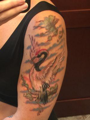 Cover up for a 40 Year old tattoo.