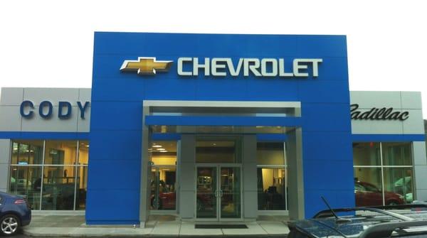 Cody Chevrolet Cadillac Front Showroom Entrance