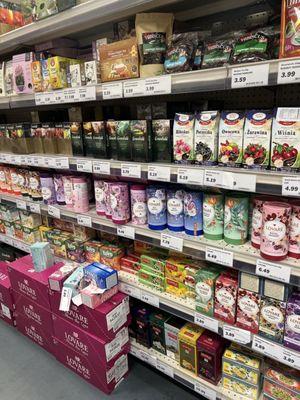 Tea section