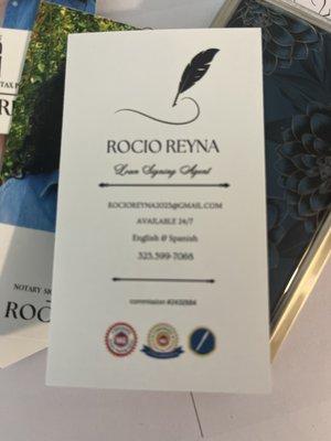 Rocio Reyna Notary