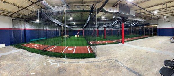 Climate controlled batting cages