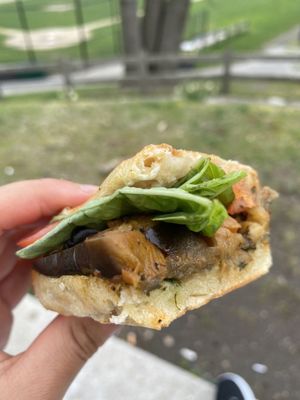 Roasted Eggplant Panini