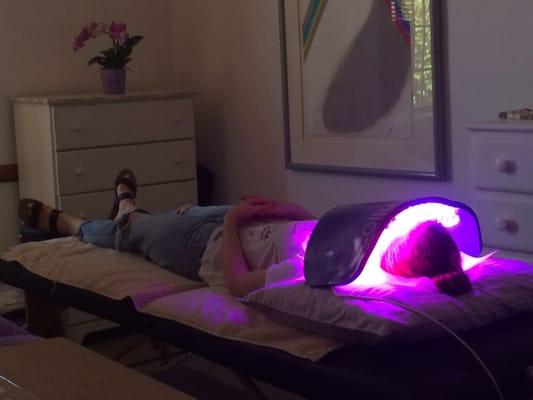 Biophotonic Light Therapy for pain, acne, skin healing or facial rejuvenation