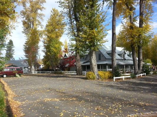 The Bidwell Inn B&B on the eastern end of town. A lovely splurge!